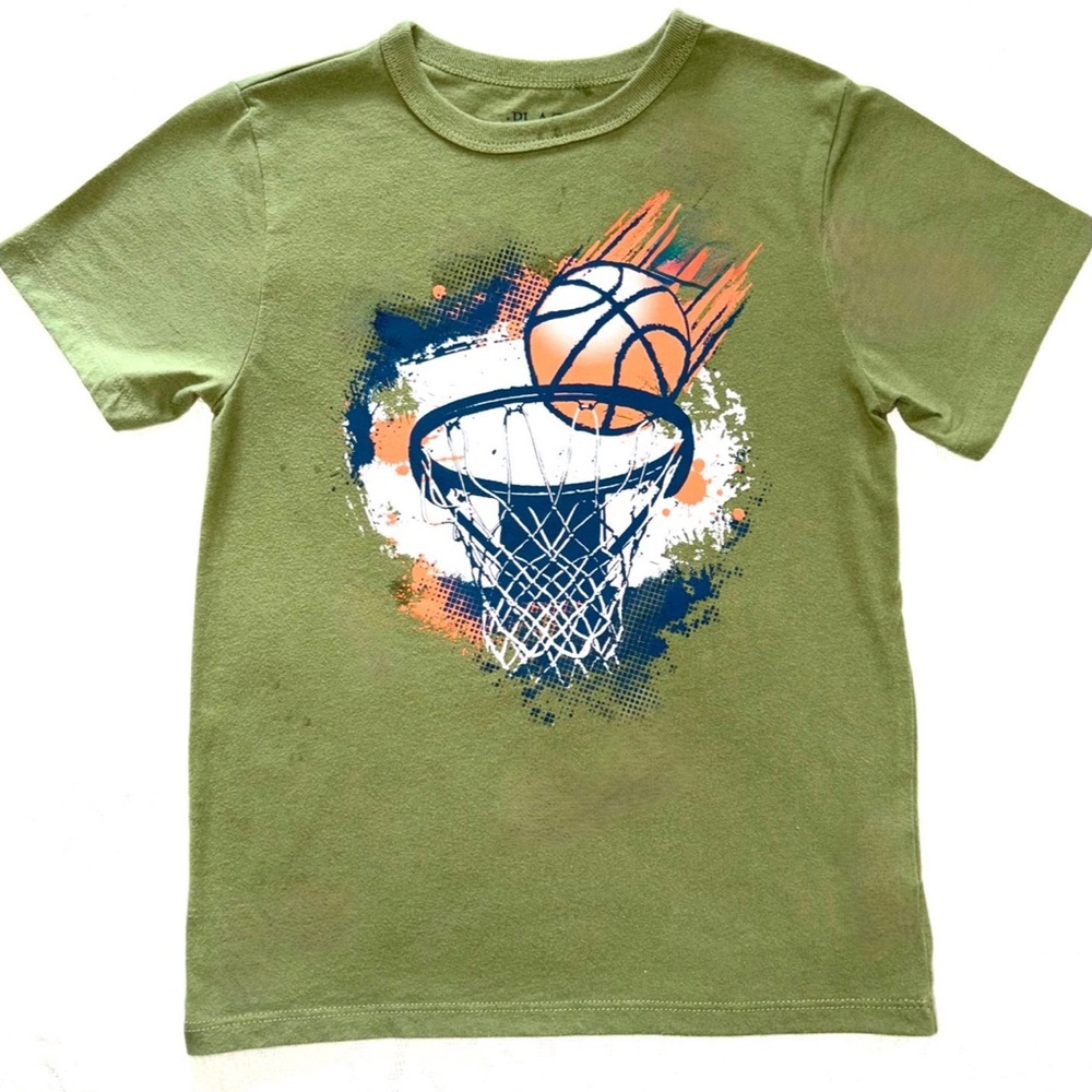 Place Olive Basketball Graphic Tee